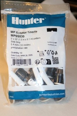 Pack of 10 Hunter MP Rotator Sprinkler Stream Nozzle MPSS530 Side Strip - NEW