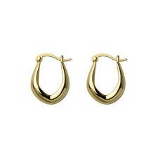 Gold Hoop Earrings for Women Lightweight Teardrop Earrings Cute Huggie Earrin...