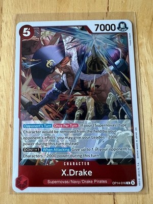 X.Drake OP14-016 RARE ENGLISCH 
