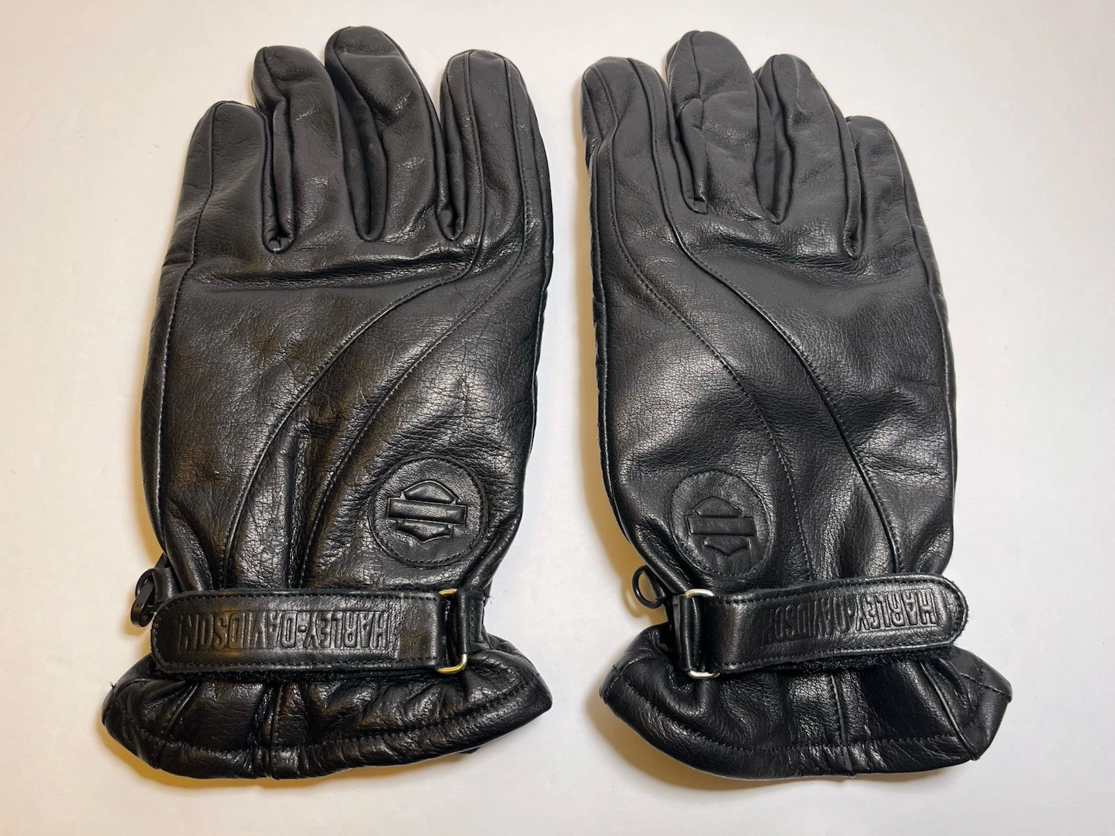 Harley Davidson Leather Gore-Tex Gloves - Large