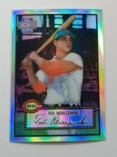 2001 TOPPS ARCHIVES RESERVE TED KLUSZEWSKI REFRACTOR #80 CINCINNATI REDS