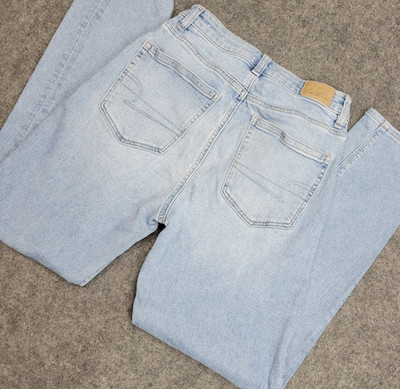 American Eagle Jeans Womens 2 Mom Streetwear Grunge Festival Stretch Y2K
