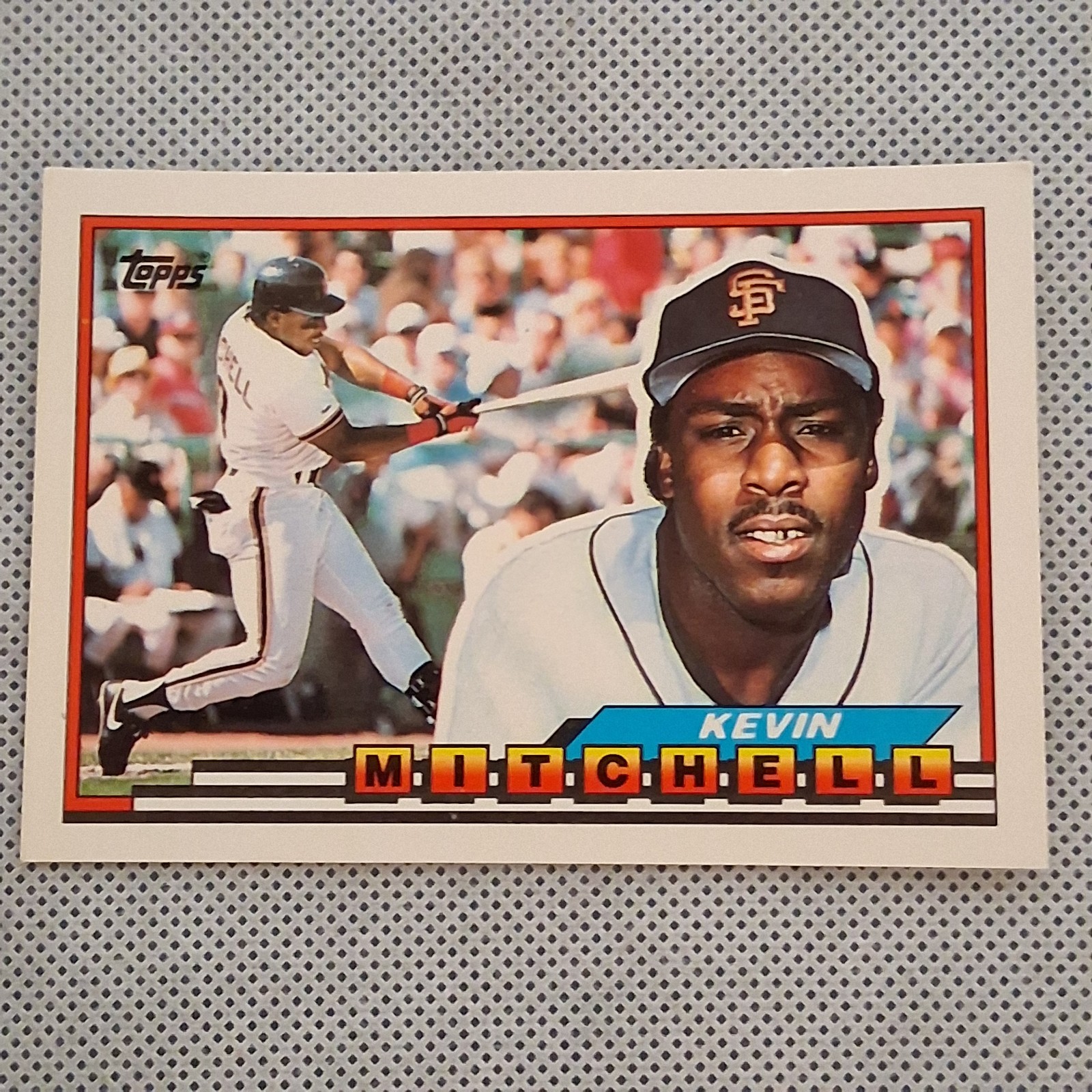 1989 Topps #129 Kevin Mitchell San Francisco Giants Baseball Card
