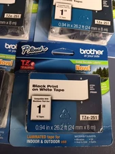 Brother International Tze251 Label Tape - 1" Width X 26.20 Ft