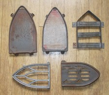 Lot de 5 Supports pour ancien fer à repasser