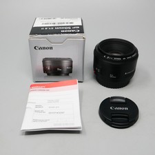 Canon 50mm F/1.8 II EF Mount Lens - plus Box