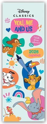 Disney Classics - You, Me and Us 2026 - Slimline-Kalender | Danilo | Kalender