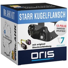 Für Opel Movano B 10-21 Oris Anhängerkupplung starr + E-Satz 13polig spezifisch