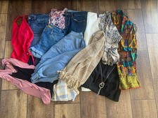 Women's 13pc Clothing Bundle,Pants,Mixed Reseller Wholesale Bulk Lot,Size Medium