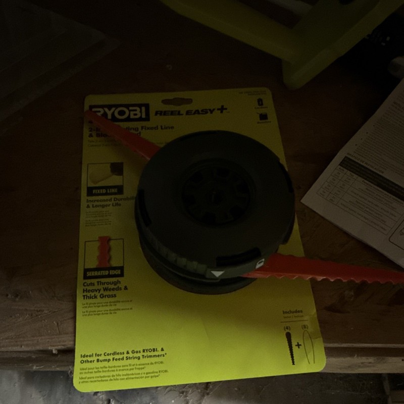 Ryobi Reel Easy+ Trimmer Head AC04147 for Ryobi String Trimmer, Black