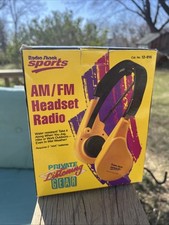 Radio Shack Sports AM/Fm Headset Water Resistant 12-916 NOS RARE HTF