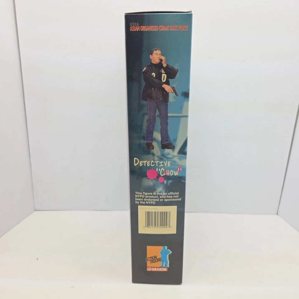 Figura De Colección 1999 NYPD Crimen Organizado Asiático Fuerza de Tarea Detective Chow Escala 1/6 Foto 2 de 4