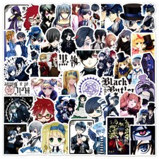 100Pcs Black Butler Kids Stickers Anime Cartoon Waterproof for Laptop Bottle