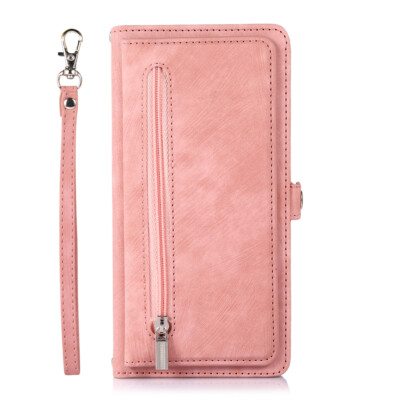 9 Card Zipper Magnetic Leather Flip Wallet Case For Redmi and Xiaomi ''All''Series