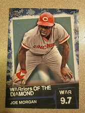 2020 TOPPS #WOD-2 JOE MORGAN WARRIORS OF THE DIAMOND BLUE PARALLEL CINCINAT REDS