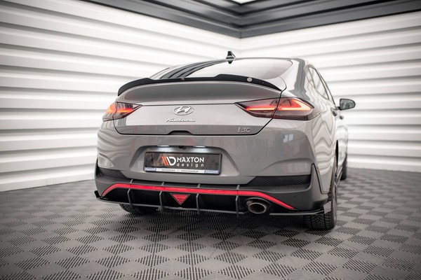 Flaps FüR Hyundai I30 Fastback N-Line Mk3 Facelift Schwarz Heckansatz Flaps-image