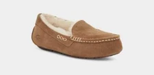 Women UGG Ansley Slipper Wide 1106878W Chestnut Suede 100% Authentic Brand New