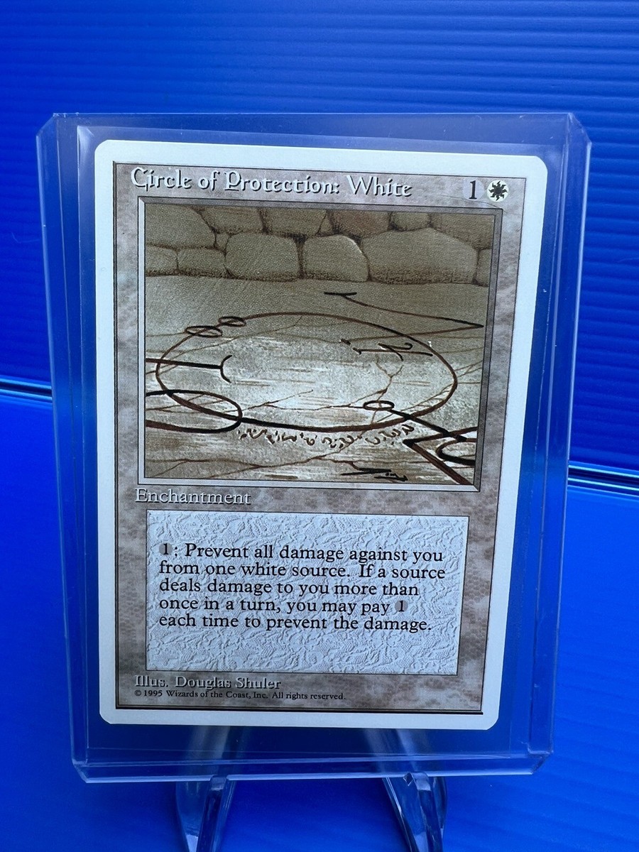 MTG Circle of Protection: White Revised Edition Regular Common | eBay