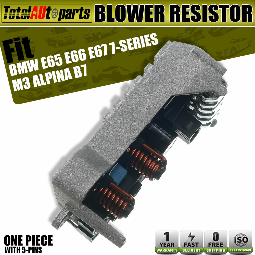 HVAC Blower Motor Resistor for BMW E65 E66 E30 745i 750i 760i M3 