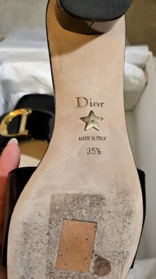 Christian Dior ディオール　サンダル　24.5 ブラックCDロゴ Christian Dior Dior Sandals 24.5 Black CD Logo | Mercari