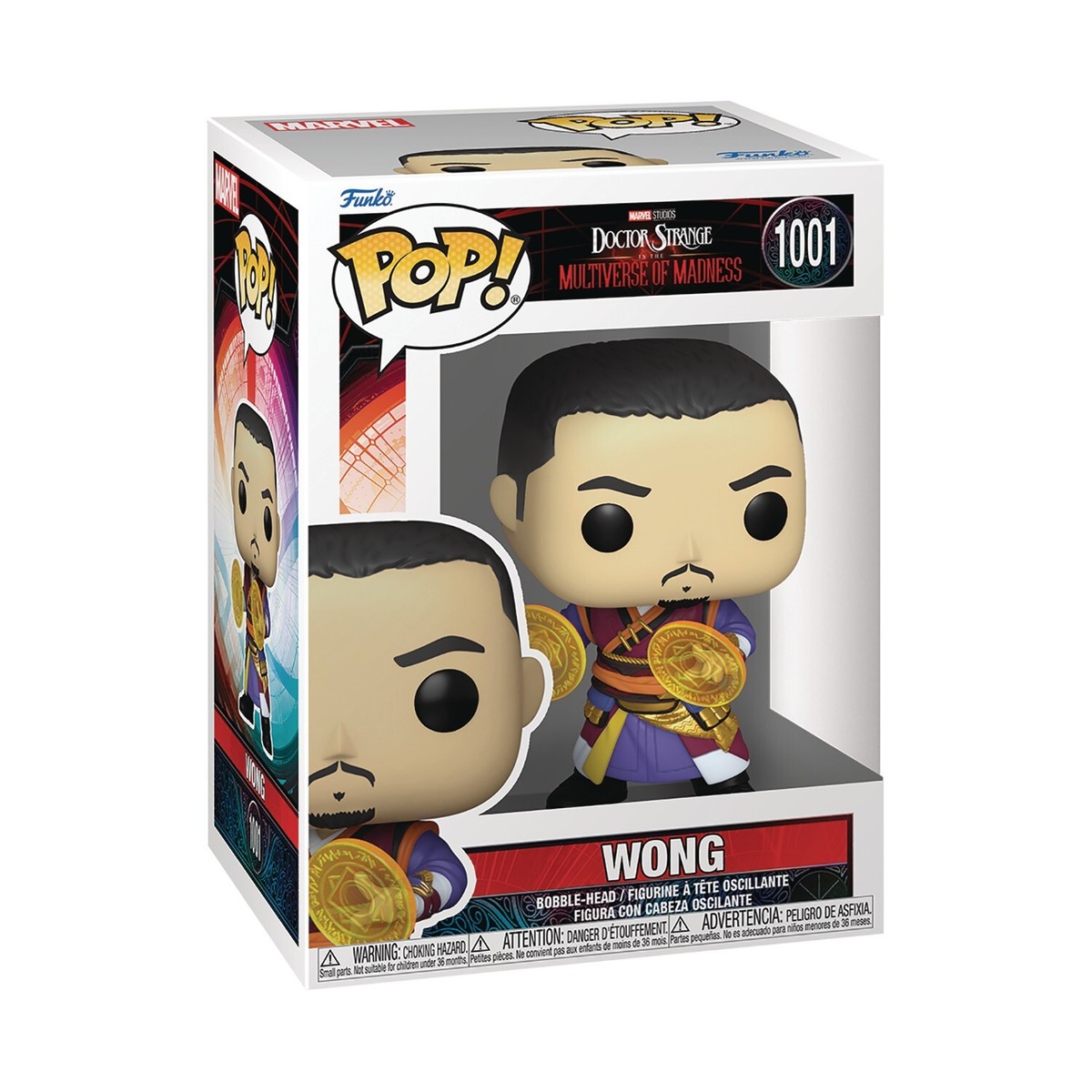 Pop! Marvel Doctor Strange Multiverse of Madness: Wong Figure 