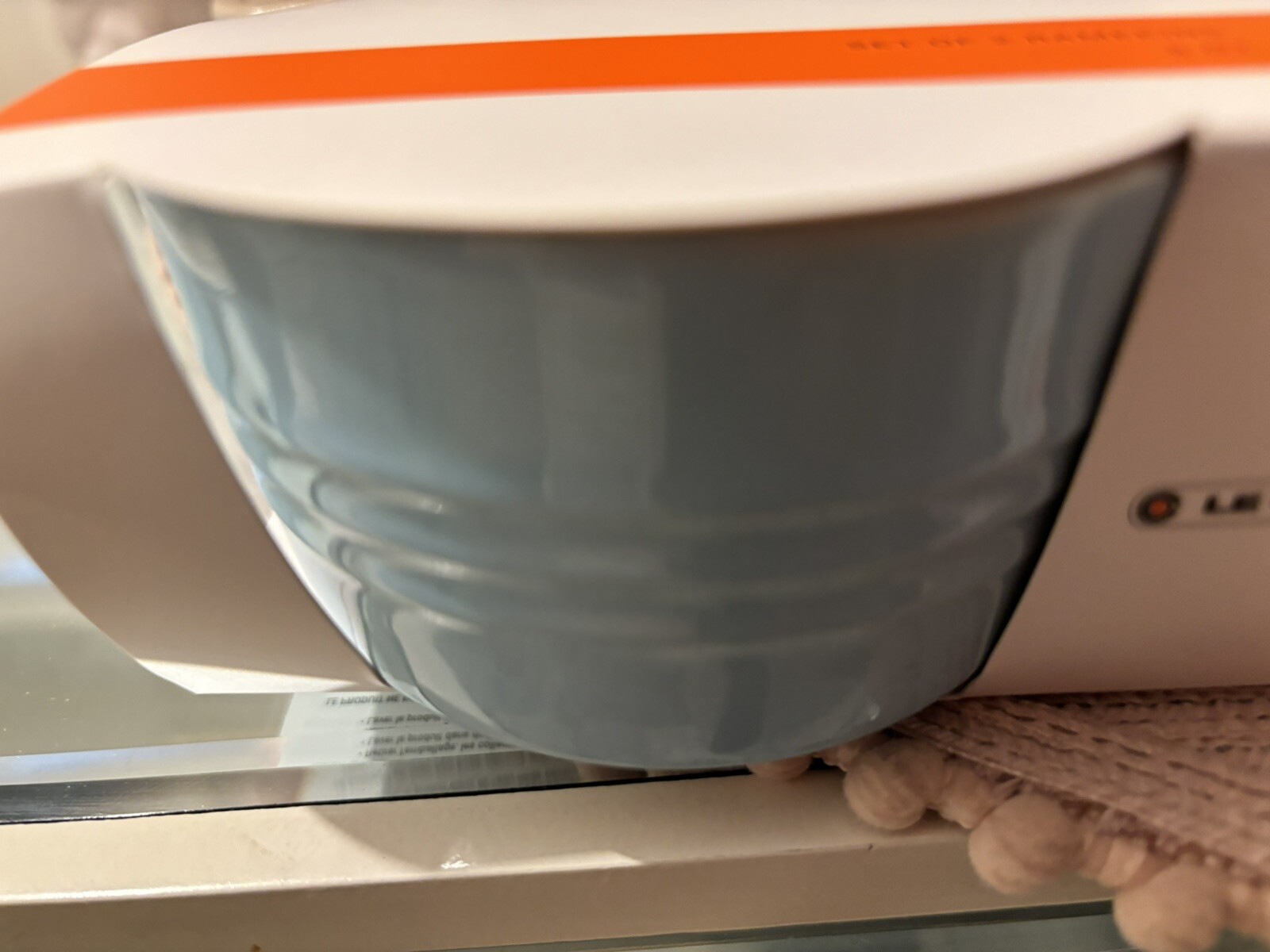 Le Creuset Oven Set , 2 Oval 24cm Dishes, 2 Ramekins,sky Blue, 4 Items