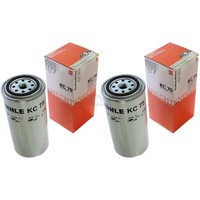 2X Mahle / Knecht KC 75 Kraftstofffilter Filter Fuel