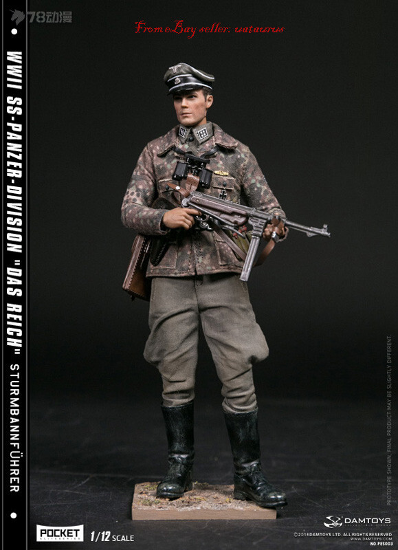Damtoys 1/12 Pes003 Pocket Elite Series Wwii Ss-Panzer-Division