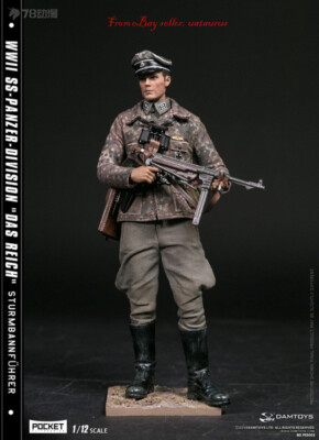 DAM TOYSダムトイズ GERMAN PANZER1/6アクションフィギュア Damtoys 1/12 Pes003 Pocket Elite Series Wwii Ss-Panzer-Division