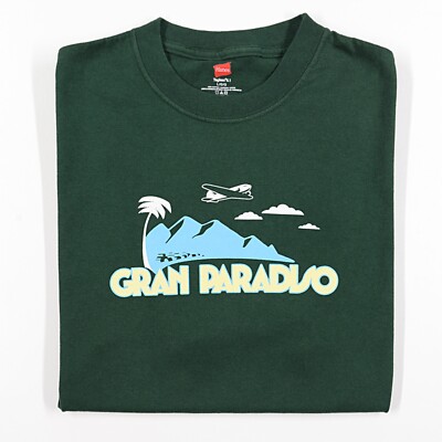 MOZILLA FIREFOX 3 Gran Paradiso Hanes Tagless T-Shirt Green Large RARE