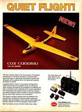 Cox Canario RC Airplane Print Ad Wall Art Decor Ephemeral Electric