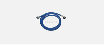 Electruepart Cold Fill Hose 2.5M Hose Length 1 x Straight end 1 x 90 Degree End