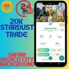 Shiny explorer hat Eevee with Safari Mexico City Background - trade 20K Stardust