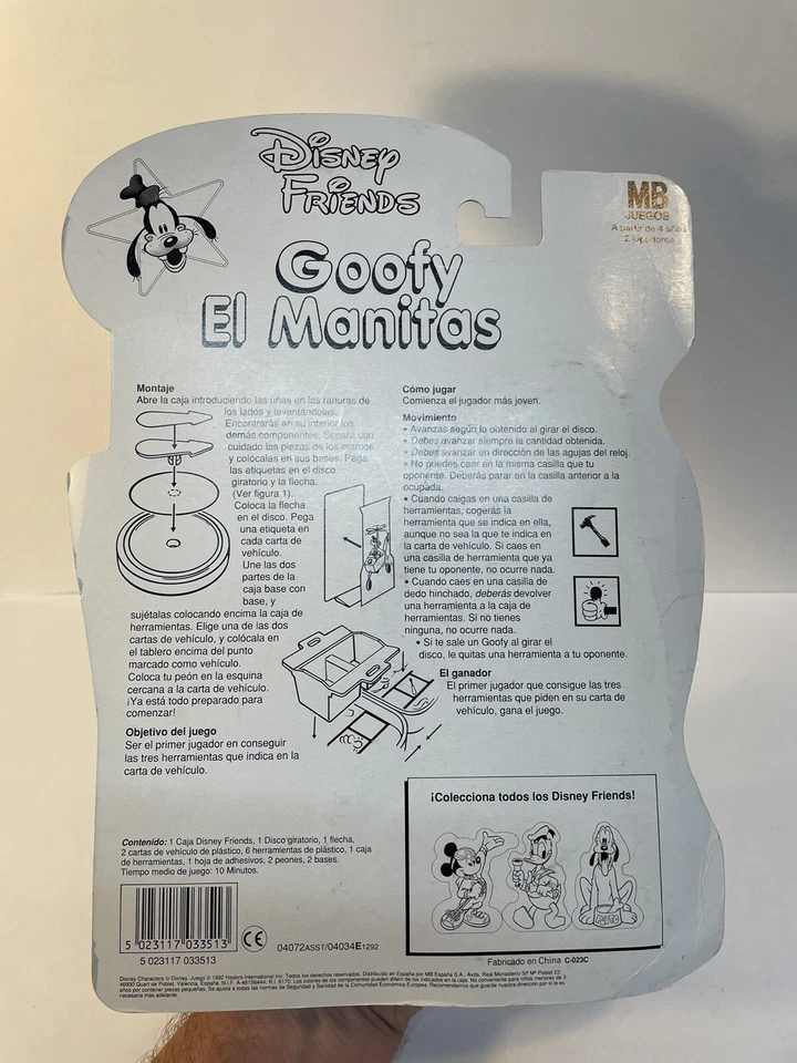 Walt Disney & Friends Goofy El Manitas 1991 - Juego de mesa Handyman Day Foto 2 de 4