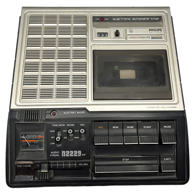 Philips Audio Visual N2229 AV Kassettenrekorder Deck Synchron Vintage Sammler