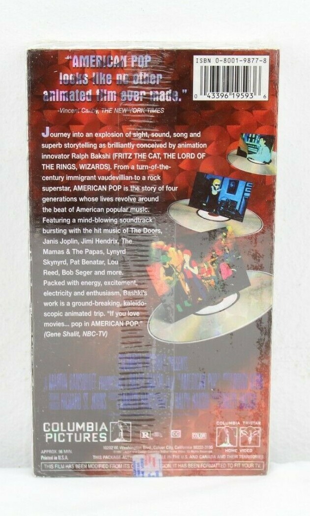 American Pop (VHS, 1998) for sale online | eBay