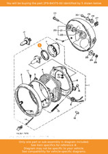 YAMAHA Setting Plate, Bulb, 2F9-84375-00 OEM RD350LC TDR250 RD250LC XT500 TZR250