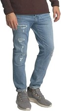 Image of Jack & Jones Men's Slim Fit Jeans JJITIM JJOriginal Blue Size 34W 32L Bnwt