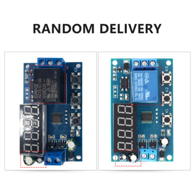 12V Delay Relay Module - Programmable Timer Switch With Dual LED Display