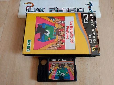MSX SONY HIT BIT LA BATALLA DEL PINGUINO BUEN ESTADO COMPLETO - Imagen 1 de 3