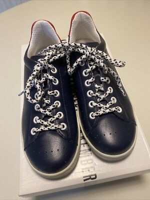 Bikkembergs Blue Leather Shoes Size 33 UK Soccer Capsule Low UK