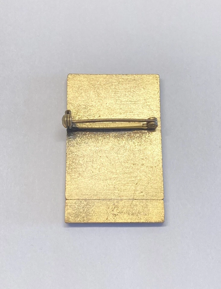 Vintage Lake Placid World Bobsled Championship Pin Official 1969 Metal Enamel - Image 3 of 4