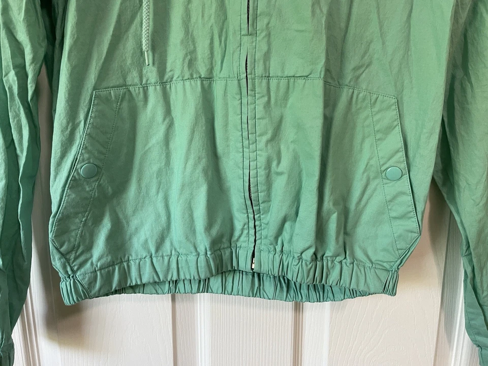 Cortavientos Polo Ralph Lauren Vintage Cremallera Completa Con Capucha Verde Con Logo Pequeño Foto 4 de 4