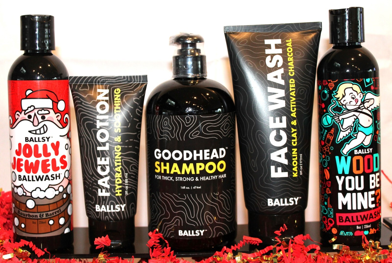 Ballsy Men's Gift Set B2 Trimmer, Ballwash, Shampoo Christmas Over 400