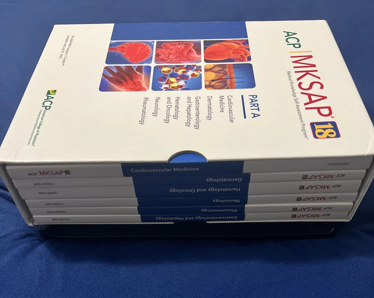 MKSAP 18, Part A & Part B + Board Basics, New