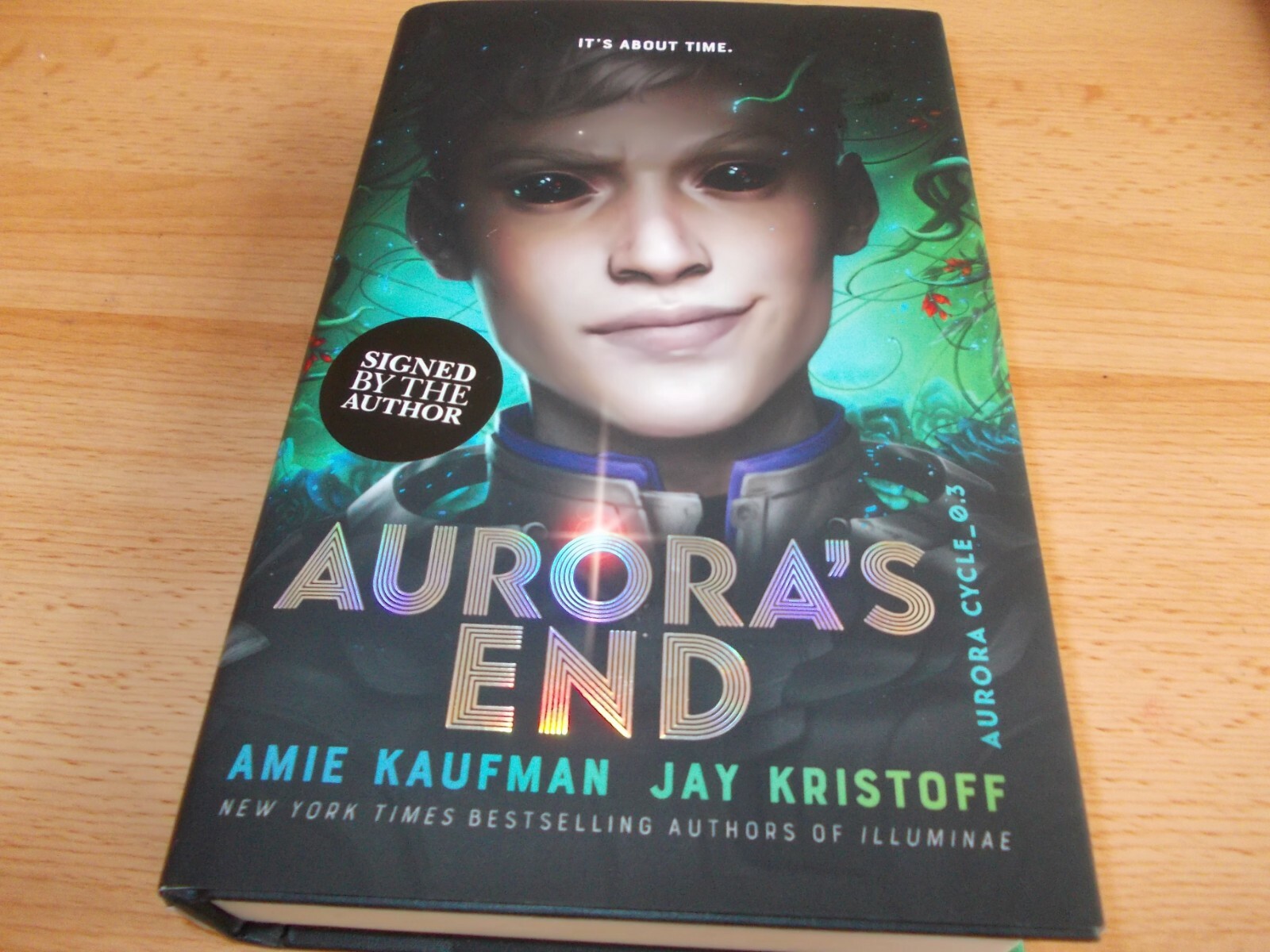 Aurora’s End, Jay Kristoff / Amie Kaufman, SIGNED x2 FIRST EDITION,1st printing