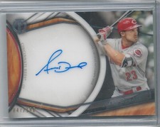 2018 Topps Tribute Adam Duvall On Card Auto 047/196 Reds