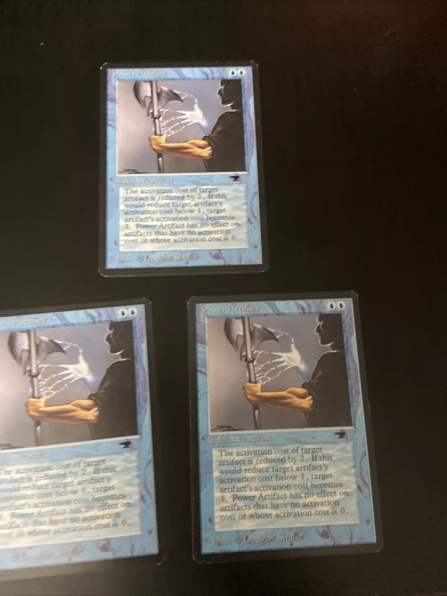 MTG - Power Artifact - (Antiquities) Magic the Gathering Rare Card MP