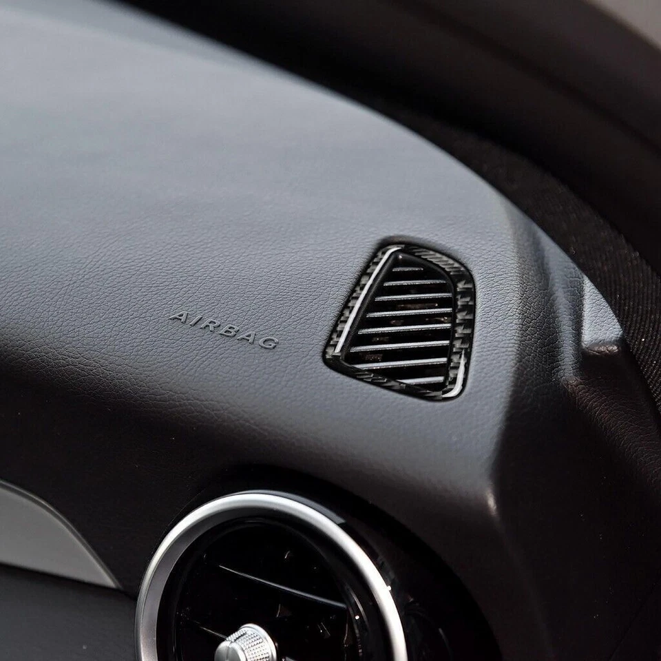 45Pcs Real Carbon Fiber Full Interior Trim Kits For Benz C Class W205 2015-2021 - Image 2 of 4