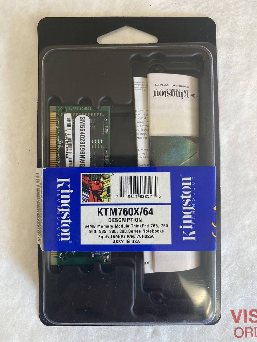 KTM760X/64 KINGSTON 64MB EDO SO NP DIMM IBM 76H0268